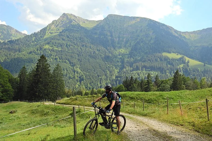 Mountainbiken im Ehrenschwanger Tal