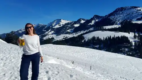 Einkehr in einer Alpe im Ehrenschwanger Tal